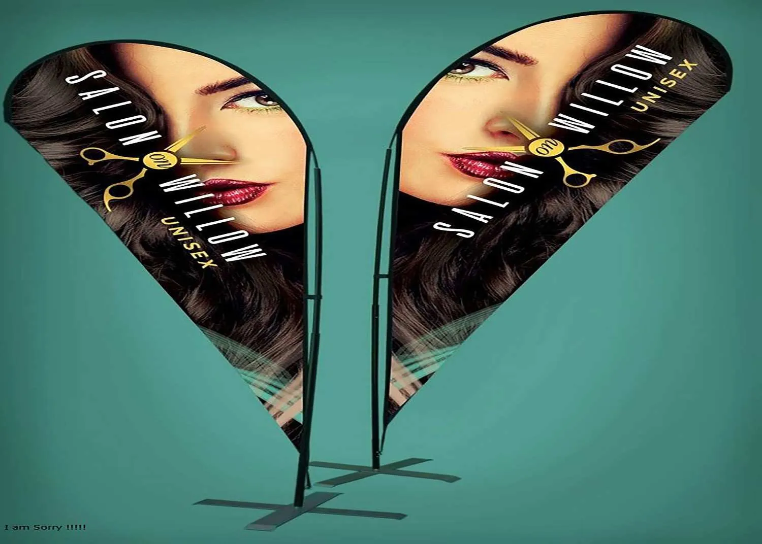 پرچم ساحلی آرایشگاه زنانه