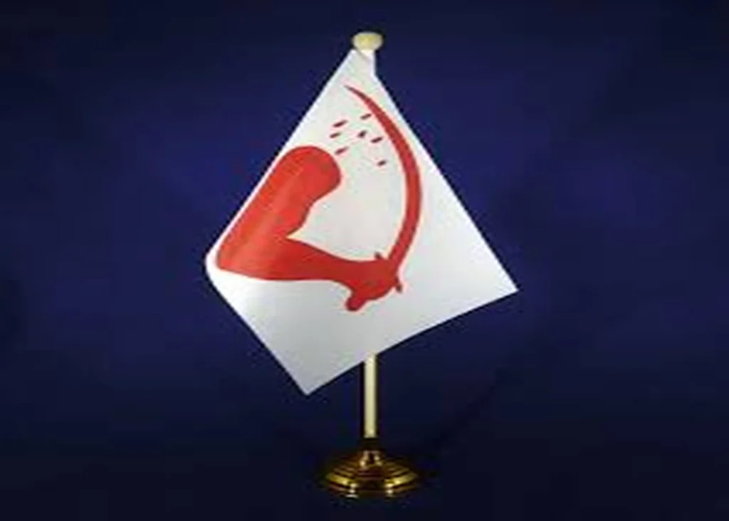 موکاپ پرچم رومیزی